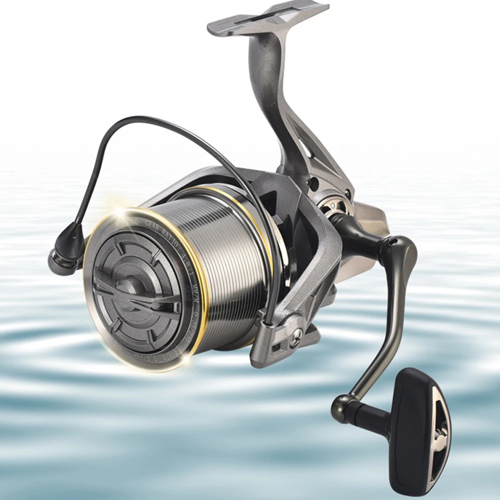 NGK8000-14000 Spinning Reel 4.8:1 17+1 Bearing Fixed Spool Reels Stainless Steel Metal Knob Spinning Reel Fishing Wheel Tackle
NGK8000-14000 Spinning Reel 4.8:1 17+1 Bearing Fixed Spool Reels Stainless Steel Metal Knob Spinning Reel Fishing Wheel Tackle