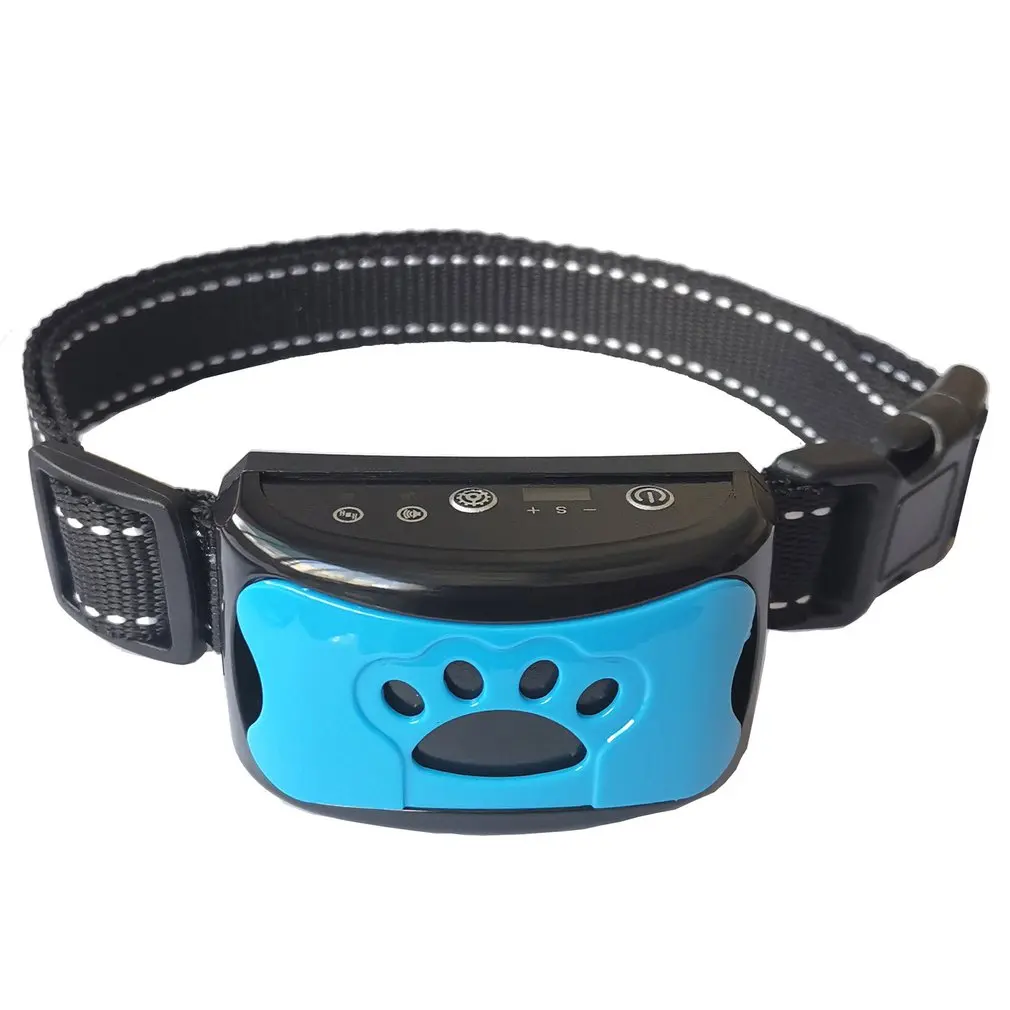 

Ultrasonic Pet Dog Anti Barking USB Electric Dogs Training Collar Stop Barking Vibration Anti Bark Waterproof Collar Devices