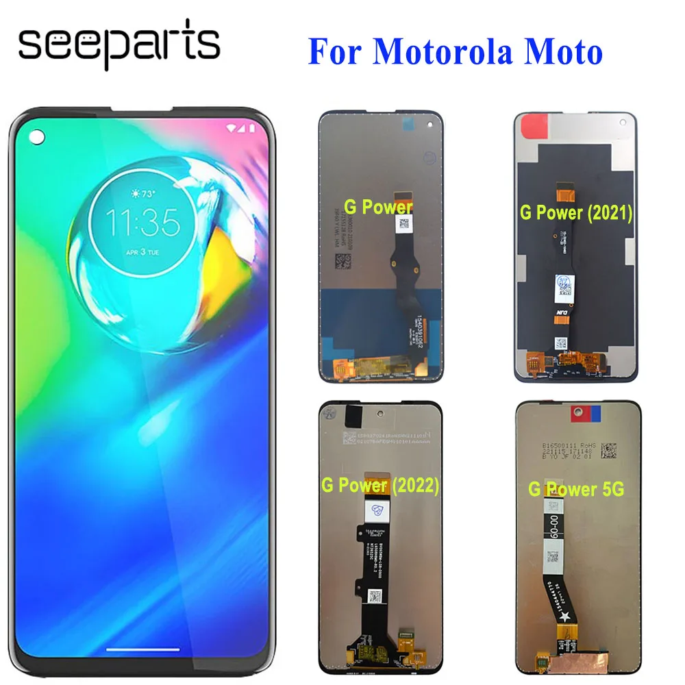 Tested Working For Motorola Moto G Power 2021 2022 Lcd Display With Touch Screen Digitizer Assembly G Power 5G Lcd Screen
Tested Working For Motorola Moto G Power 2021 2022 Lcd Display With Touch Screen Digitizer Assembly G Power 5G Lcd Screen