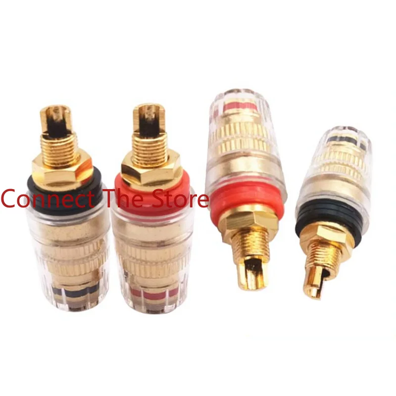 2PCS Pure Copper Gold-plated Transparent Crystal Speaker Anti-oxidation Audio Power Amplifier Terminal,Large Short Tooth
2PCS Pure Copper Gold-plated Transparent Crystal Speaker Anti-oxidation Audio Power Amplifier Terminal,Large Short Tooth