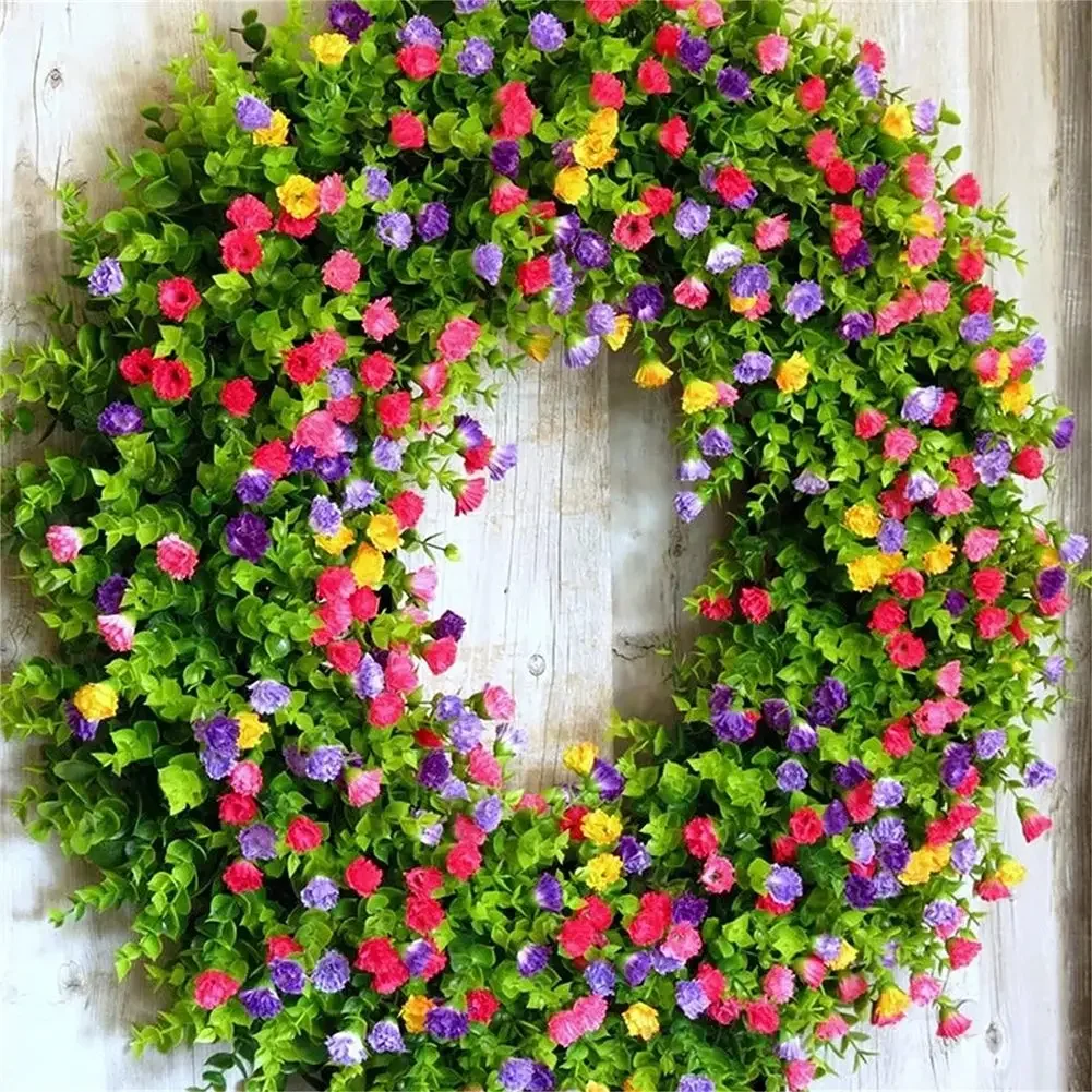 Farm Door Flower Wreath Colorful Spring Summer Floral Wreath For Home Wall Party Bouquet Wedding Decor Cottage Garlands
Farm Door Flower Wreath Colorful Spring Summer Floral Wreath For Home Wall Party Bouquet Wedding Decor Cottage Garlands