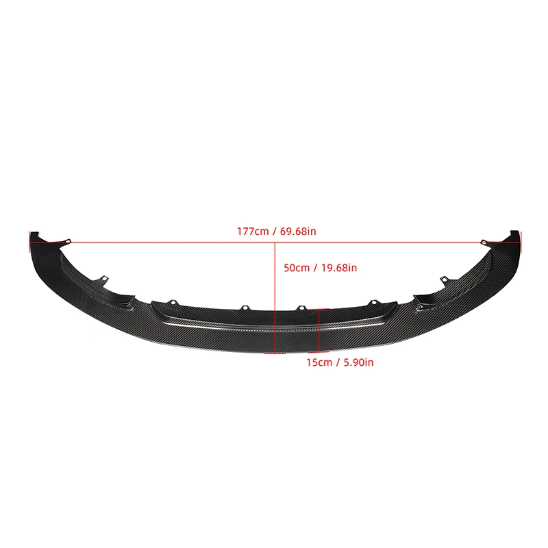 

GT4 Style Type Real Dry Carbon Fiber Front Spoiler Lip Car Front Bumper Lip For Bmw M4 M3 F80 F82 F83