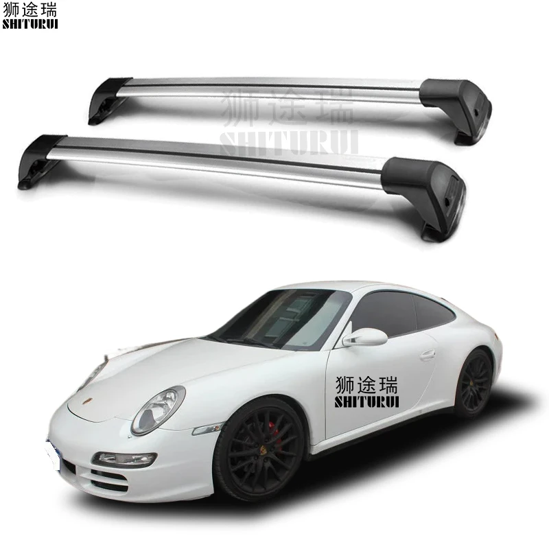 

For PORSCHE 997-Series 2-dr Coupe (FIXED POINT) Serultra quiet truck roof rack bar car special aluminum alloy belt