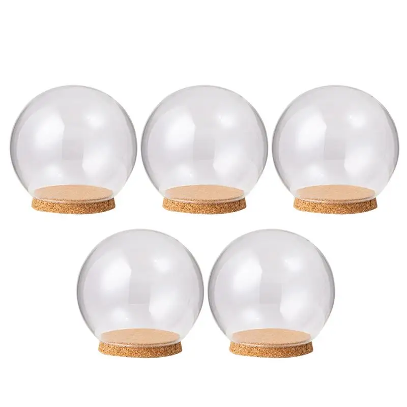 5pcs Dome Glass Cover Globe Display Case Multi-Function Transparent Cloche Glass Cloche For DIY Craft Flower Display Case
5pcs Dome Glass Cover Globe Display Case Multi-Function Transparent Cloche Glass Cloche For DIY Craft Flower Display Case