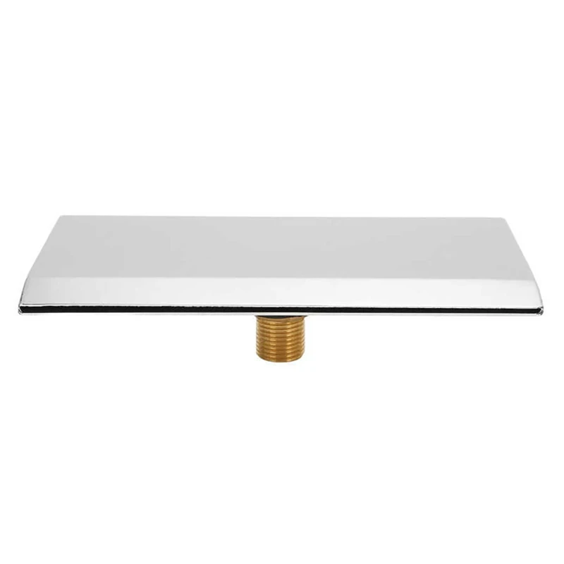 New-Waterfall Tub Spout G1/2 External Thread SPA Bathroom Pool Swimming Pool Silver Wall Mounted Waterfall Outlet Nozzle
New-Waterfall Tub Spout G1/2 External Thread SPA Bathroom Pool Swimming Pool Silver Wall Mounted Waterfall Outlet Nozzle