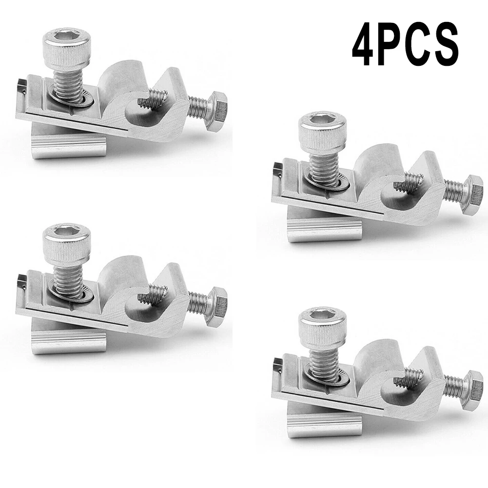 High Quality Solar Panel Mounting Bracket Clamps 1/4Pcs 42*20*14mm Durable Silver Accessories Aluminum Grounding Lug
High Quality Solar Panel Mounting Bracket Clamps 1/4Pcs 42*20*14mm Durable Silver Accessories Aluminum Grounding Lug