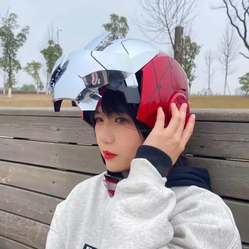 Marvel Iron Man Autoking 1/1 Mk5 Helmet Remote And Voice Control Iron Man Automatic Helmet Mask With Led Light Figure For Boys
Marvel Iron Man Autoking 1/1 Mk5 Helmet Remote And Voice Control Iron Man Automatic Helmet Mask With Led Light Figure For Boys
