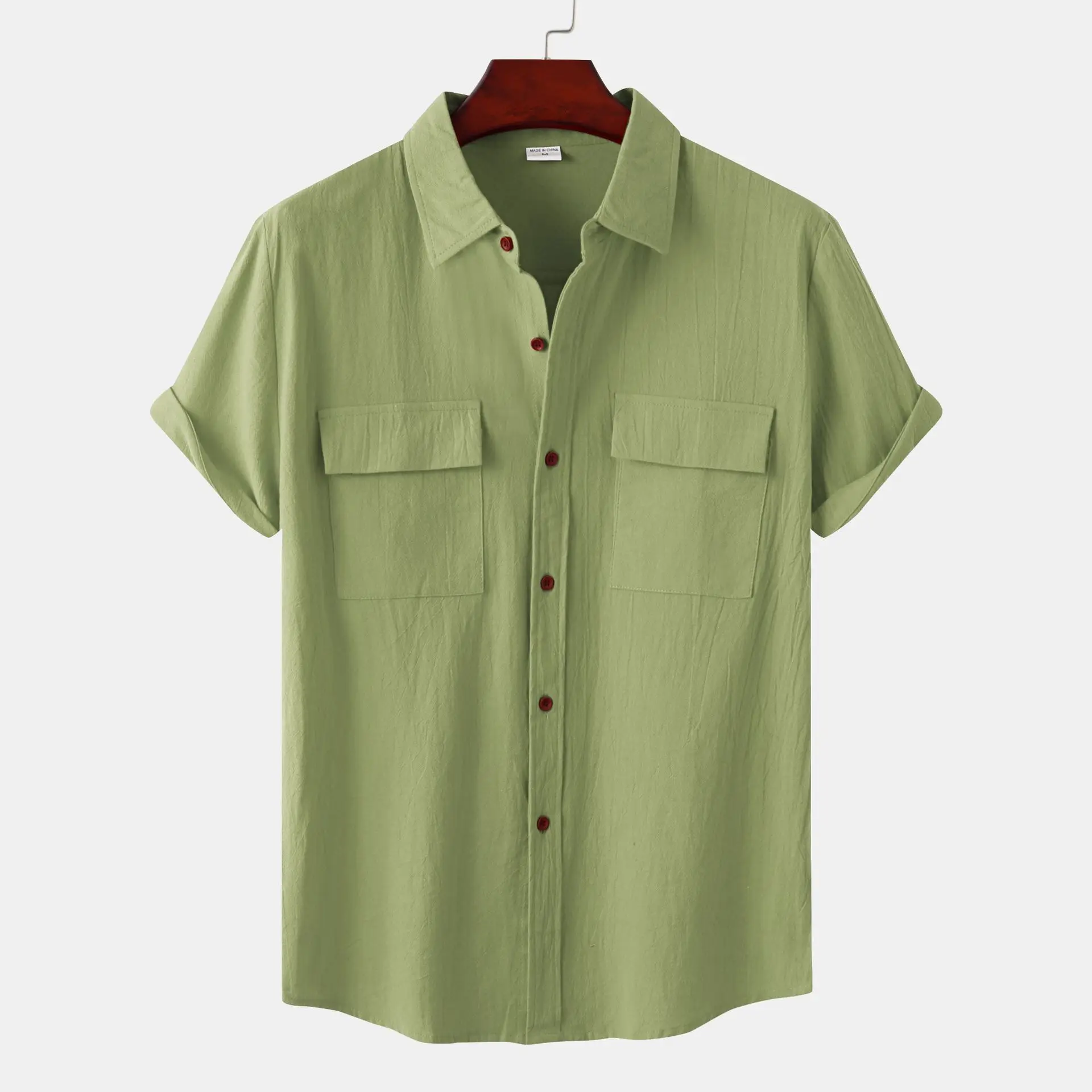 2023 Summer Double Pocket Cotton Linen Shirt Men Short Sleeve Casual Shirts Mens Brazilians Beach Holiday Breathable Camisas
2023 Summer Double Pocket Cotton Linen Shirt Men Short Sleeve Casual Shirts Mens Brazilians Beach Holiday Breathable Camisas