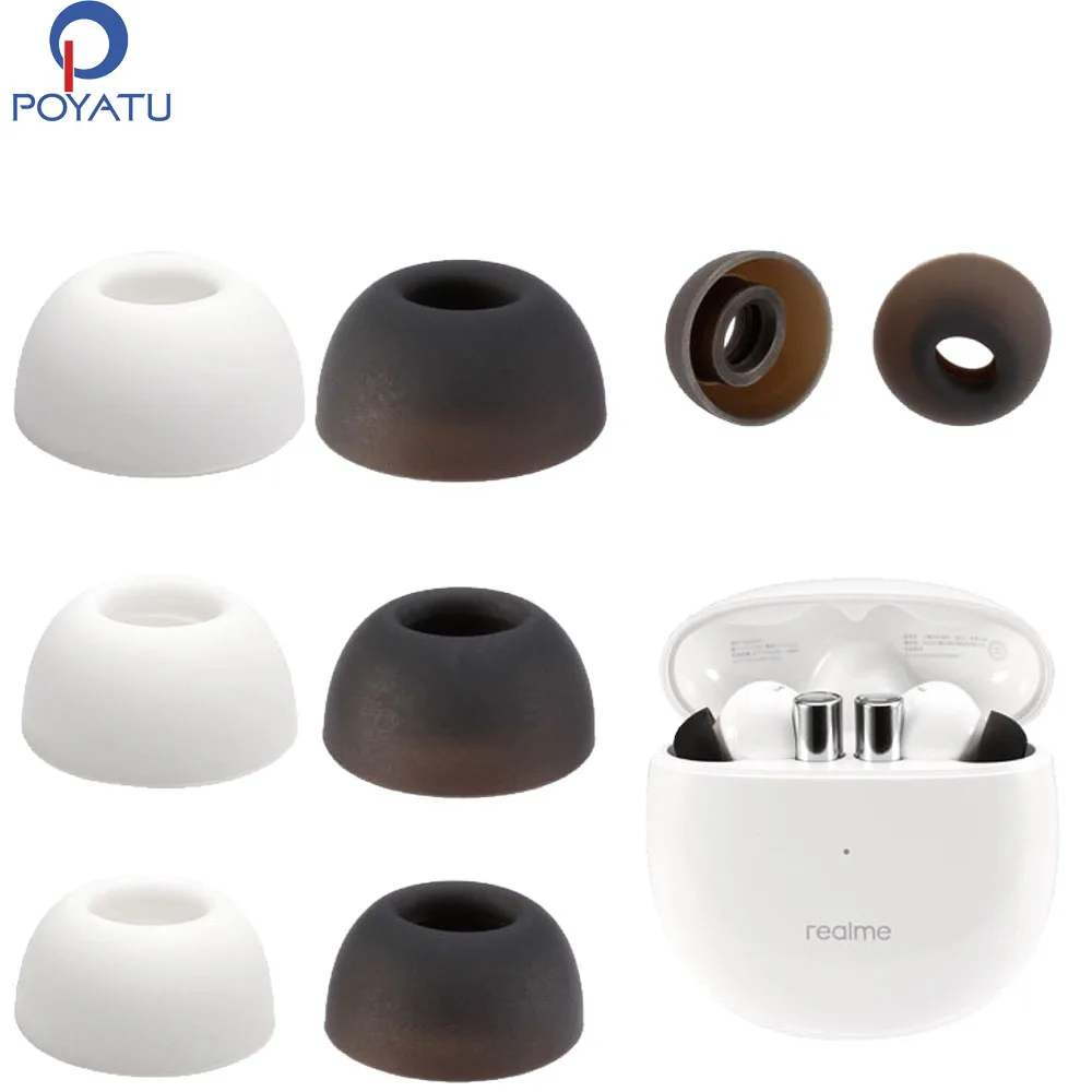 POYATU TWS Silicone Eartips For Realme Air2 Air 2 Replacement In Ear Eartip Ear Tips Buds Sleeves Earbuds
POYATU TWS Silicone Eartips For Realme Air2 Air 2 Replacement In Ear Eartip Ear Tips Buds Sleeves Earbuds