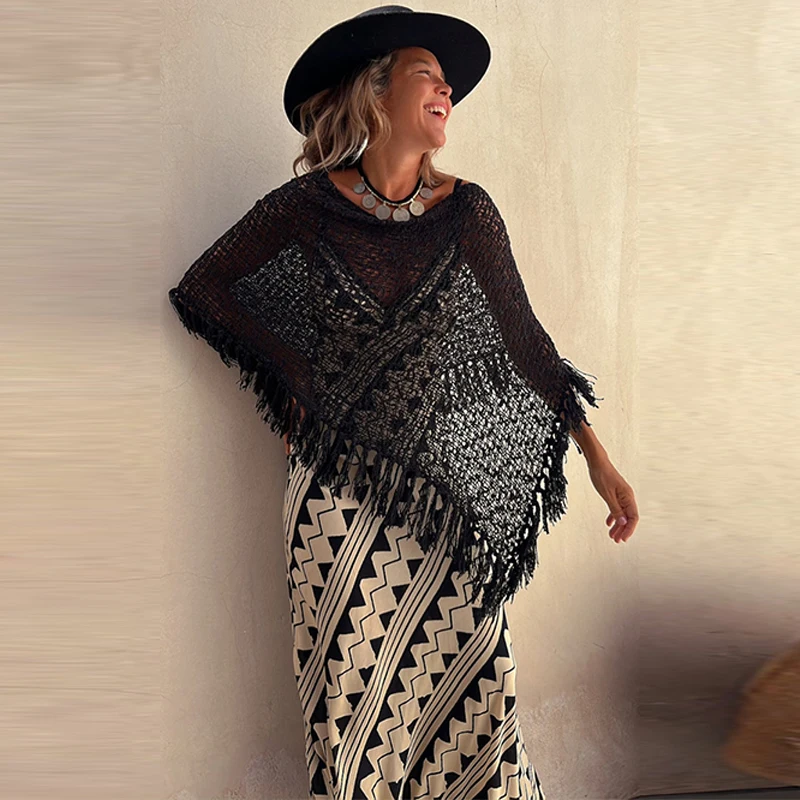 Женский трикотажный пуловер с длинным рукавом «летучая мышь»
Женский трикотажный пуловер с длинным рукавом «летучая мышь»