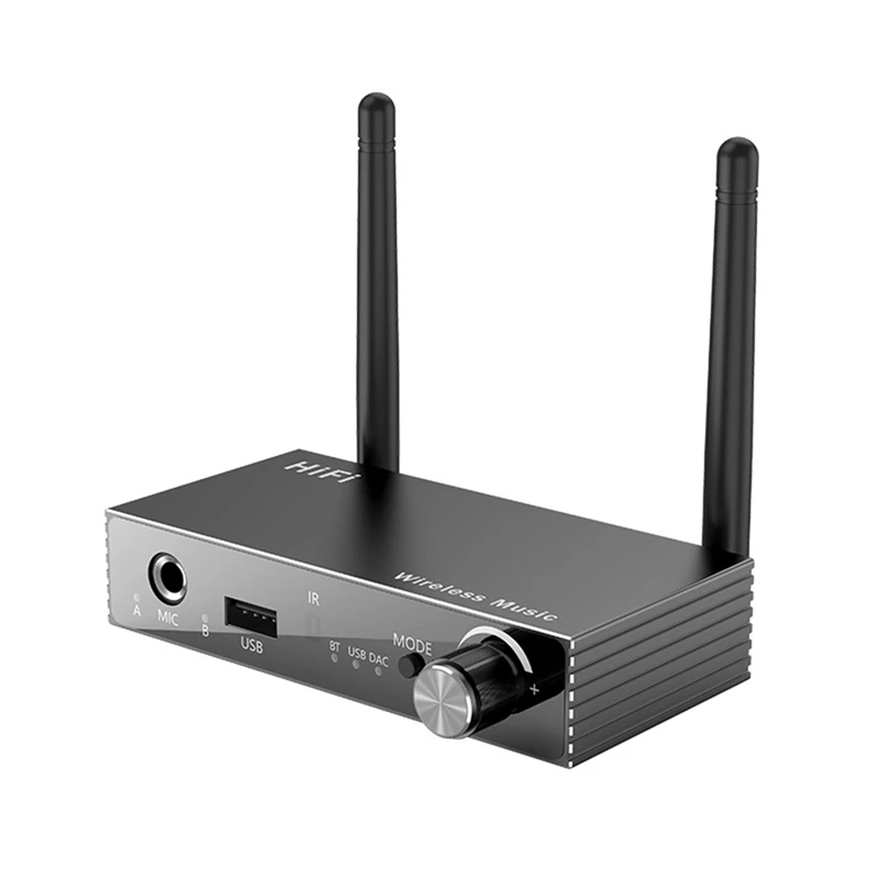 Адаптер аудиоресивера Bluetooth 5,3, U-диск Play, коаксиальный к 3,5 мм AUX RCA R/L, беспроводной ЦАП-преобразователь с микрофоном, ИК-пульт дистанционного управления, прочный
Адаптер аудиоресивера Bluetooth 5,3, U-диск Play, коаксиальный к 3,5 мм AUX RCA R/L, беспроводной ЦАП-преобразователь с микрофоном, ИК-пульт дистанционного управления, прочный