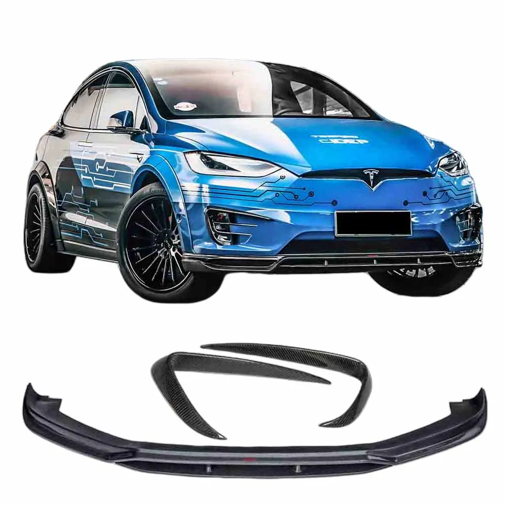 For Tesla Model X Front Bumper Ssplitter, Carbon Fiber Front And Rear Lip Chin Body kit, Rear Diffuser, Rear Spoiler Side Skirts
For Tesla Model X Front Bumper Ssplitter, Carbon Fiber Front And Rear Lip Chin Body kit, Rear Diffuser, Rear Spoiler Side Skirts