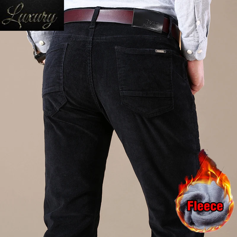 4 Colors Men's Warm Winter Velvet Corduroy Casual Pants Classic Business Fleece Thickened Trousers Male Brand Clothing
4 Colors Men's Warm Winter Velvet Corduroy Casual Pants Classic Business Fleece Thickened Trousers Male Brand Clothing
