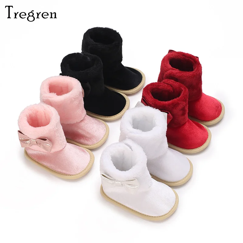 Tregren 0-18M Newborn Baby Girl Ankle Boots Bow Winter Snow Boots Warm Baby Walking Shoes for Toddler Infant
Tregren 0-18M Newborn Baby Girl Ankle Boots Bow Winter Snow Boots Warm Baby Walking Shoes for Toddler Infant