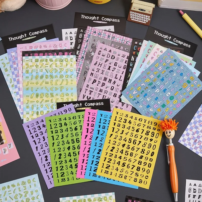 5 Pcs Scrapbook Letter Stickers Colorful Self Adhesive Alphabet Number Letters sticker For Gift Card School Projects
5 Pcs Scrapbook Letter Stickers Colorful Self Adhesive Alphabet Number Letters sticker For Gift Card School Projects