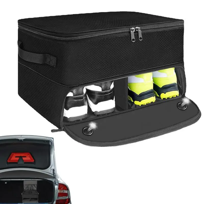 

Складной органайзер для обуви и гольфа, Портативная сумка унисекс в багажник автомобиля, товары для гольфа, компактная дорожная сумка для хранения