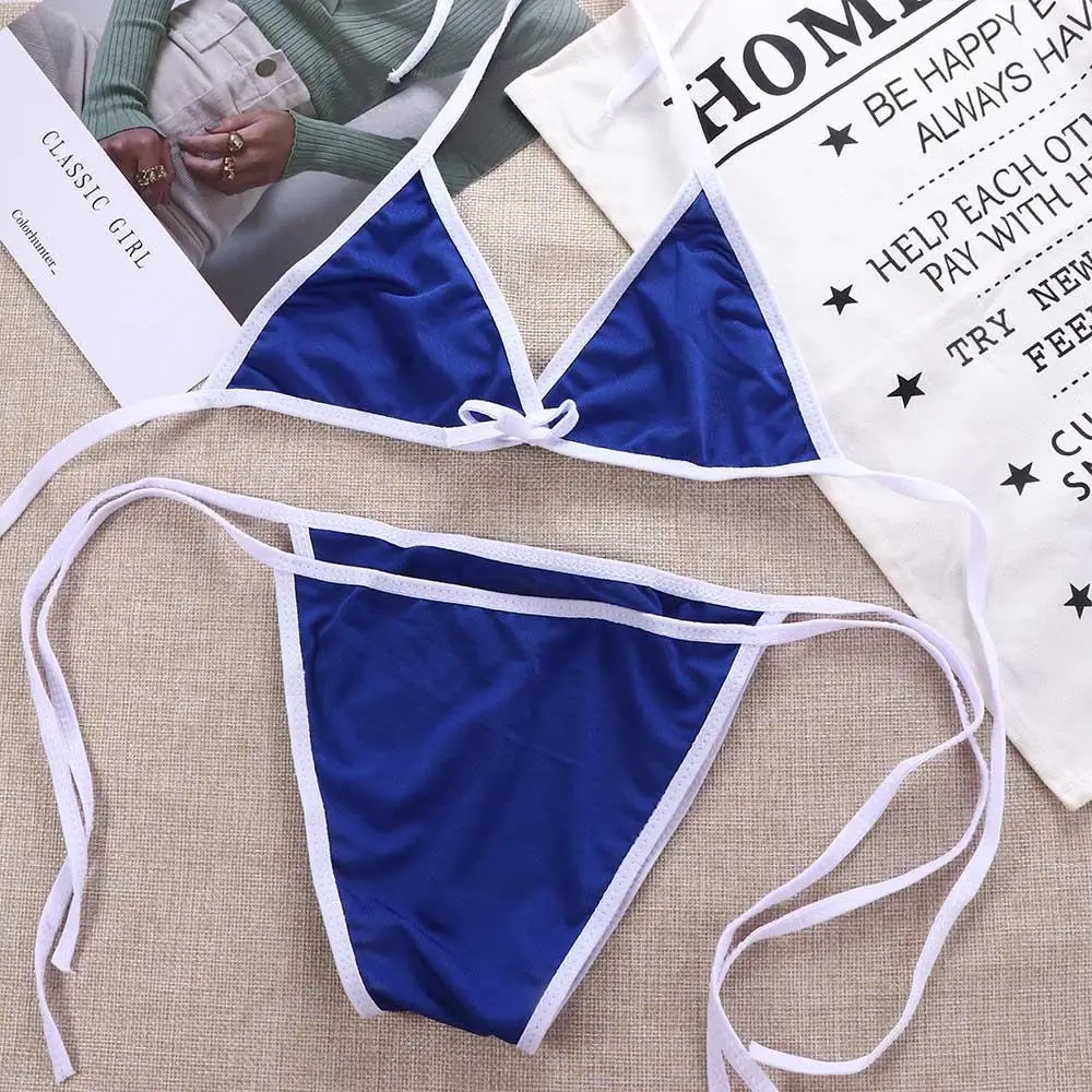 Women Summer Halter Neck Strap Solid Color Biquini Female Bathing Suit Bikini Sets Swimsuit Swimwear
Women Summer Halter Neck Strap Solid Color Biquini Female Bathing Suit Bikini Sets Swimsuit Swimwear