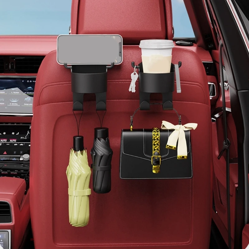 

2Set Car Headrest Hook Car Backseat Cup Holder Universal Drink Beverage Storage Back Hook Cup drop shipping