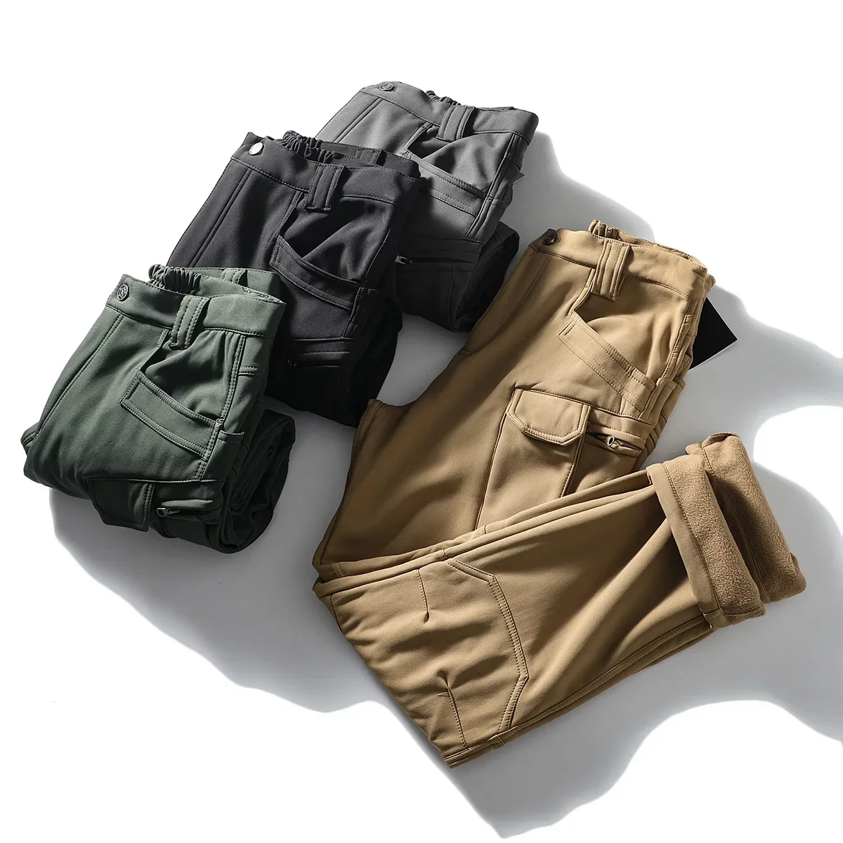Men's Winter Wear-resistant Tactical Soft Shell Work Clothes Outdoor Multi Pocket Windproof and Waterproof Combat Pants
Men's Winter Wear-resistant Tactical Soft Shell Work Clothes Outdoor Multi Pocket Windproof and Waterproof Combat Pants