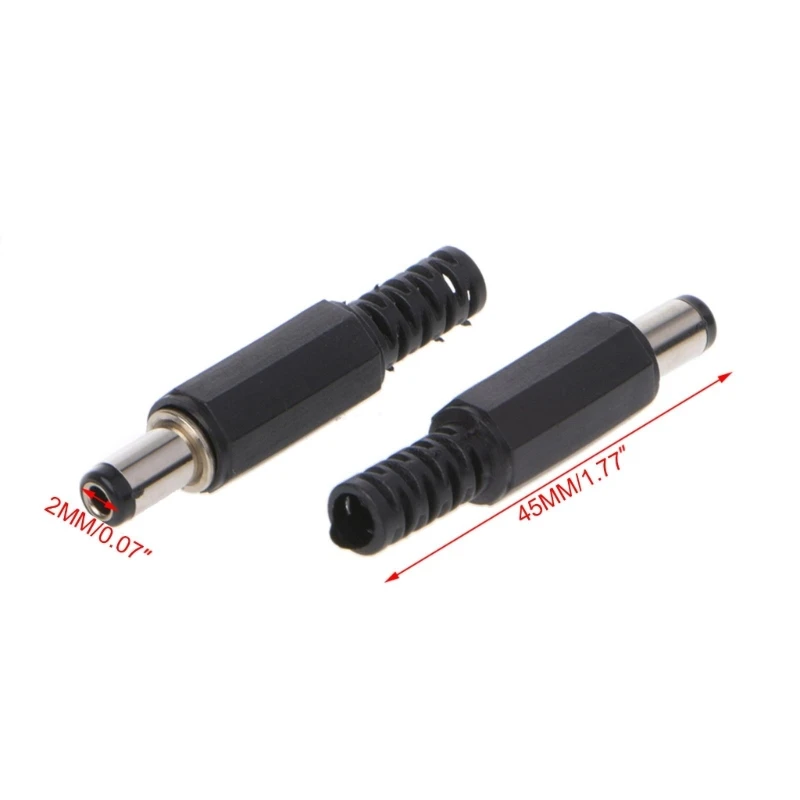 10 Pcs 5.5x2.1mm Male for DC In-Line Plug Socket Connector Adapter Plastic Drop Shipping
10 Pcs 5.5x2.1mm Male for DC In-Line Plug Socket Connector Adapter Plastic Drop Shipping