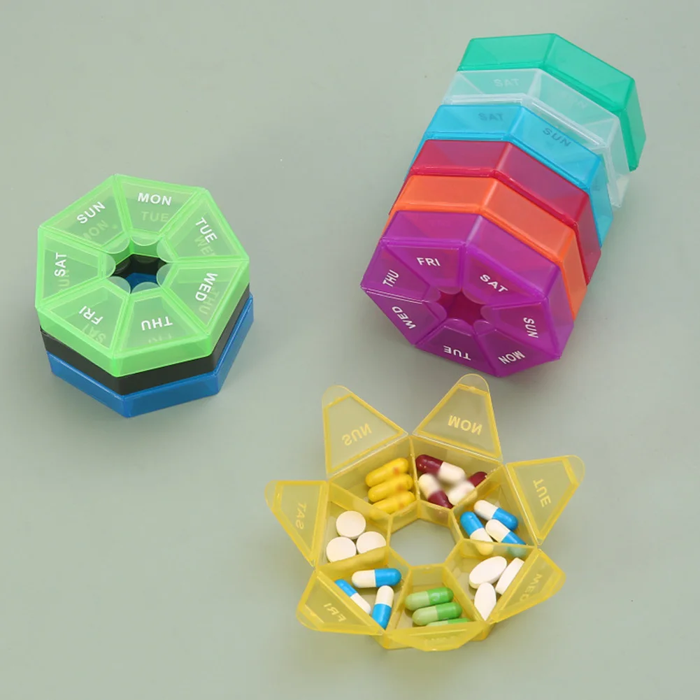 2pcs Weekly Pill Box Daily Organiser Medicine Tablet Storage Dispenser Holder Container 7 Days Portable Tablet Candy Pill Box
2pcs Weekly Pill Box Daily Organiser Medicine Tablet Storage Dispenser Holder Container 7 Days Portable Tablet Candy Pill Box