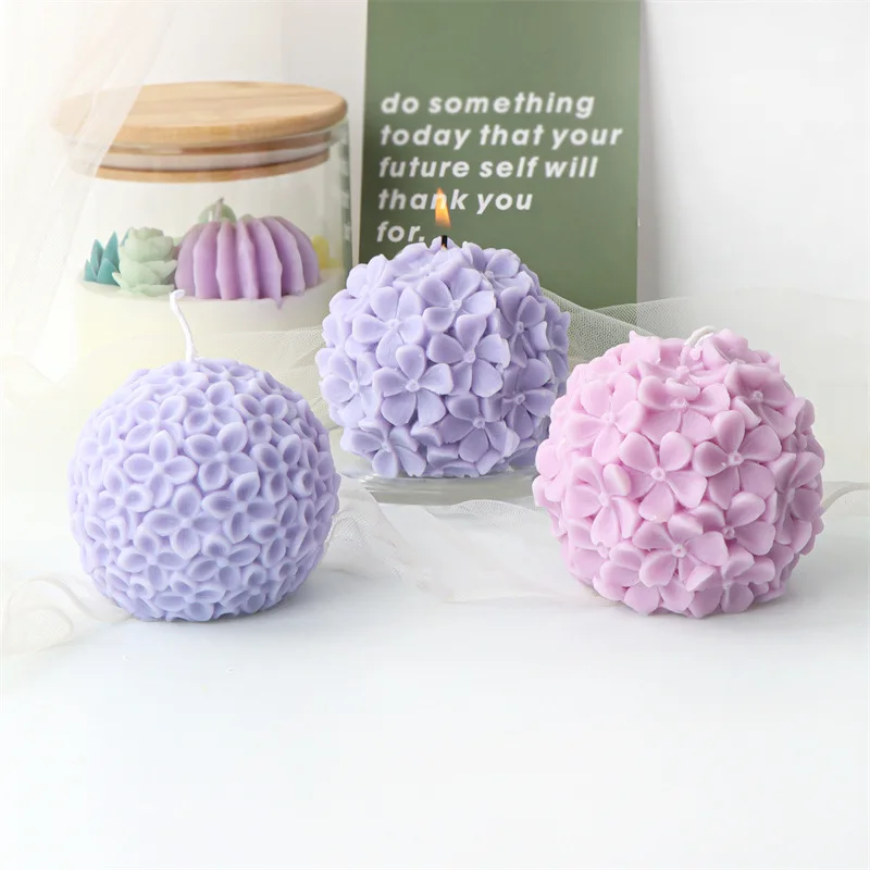 Hydrangea Flower Ball Series Silicone Candle Mold Handmade Gypsum Aromatherapy Candle Making Soap Resin Mould Home Decor Gifts
Hydrangea Flower Ball Series Silicone Candle Mold Handmade Gypsum Aromatherapy Candle Making Soap Resin Mould Home Decor Gifts