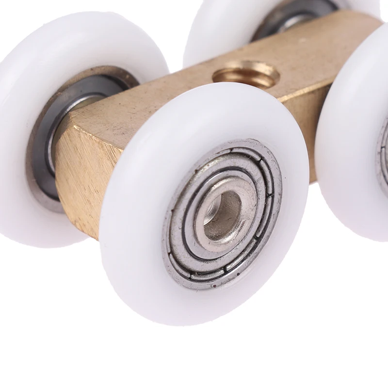1PC Home Shower Room Copper Four-wheel Hanging Pulley Roller For Bathroom Glass Slide Door Waterproof Bearing Crane Toilet Door
1PC Home Shower Room Copper Four-wheel Hanging Pulley Roller For Bathroom Glass Slide Door Waterproof Bearing Crane Toilet Door