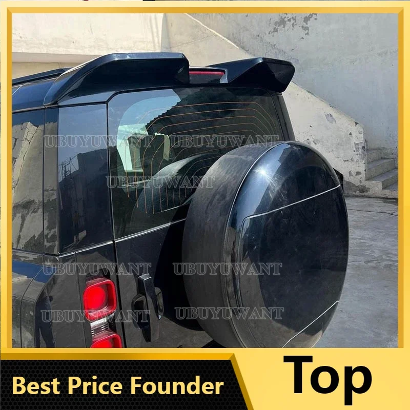 

New Design For Land Rover Defender 90/110 2019-2024 High Quality ABS Car Roof Wing Spoiler Glossy Black Or Carbon Fibe Look