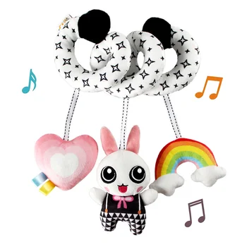 Scooter Infantil de 4 Rodas: A Maneira Perfeita de Promover o Equilíbrio e a Coordenação Motoras 10 Spiral Stroller Toys Infants Baby Car Seat Comfortable Pram Crib Plush Toy for Boys Girls Spiral Hanging Toys for Car Seat