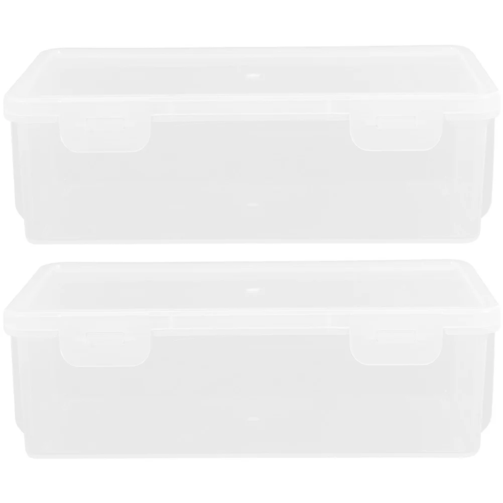 2Pcs Kitchen Toast Box Bread Container Transparent Seasoning Box Storage Organizer for Home
2Pcs Kitchen Toast Box Bread Container Transparent Seasoning Box Storage Organizer for Home