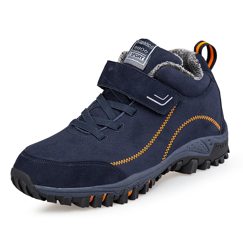 Brand Winter Men Suede Work Shoes Fur Warm Ankle Boots Outdoor Non-slip Men's Boots Men Waterproof Snow Boots Big Size 36-48
Brand Winter Men Suede Work Shoes Fur Warm Ankle Boots Outdoor Non-slip Men's Boots Men Waterproof Snow Boots Big Size 36-48