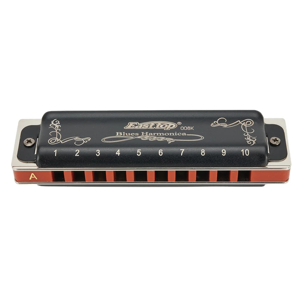 Blues Harmonica Harmonica 10hole Waterproof With Box Black Blues For Practise Show Resin T008K Thick Base Plate
Blues Harmonica Harmonica 10hole Waterproof With Box Black Blues For Practise Show Resin T008K Thick Base Plate