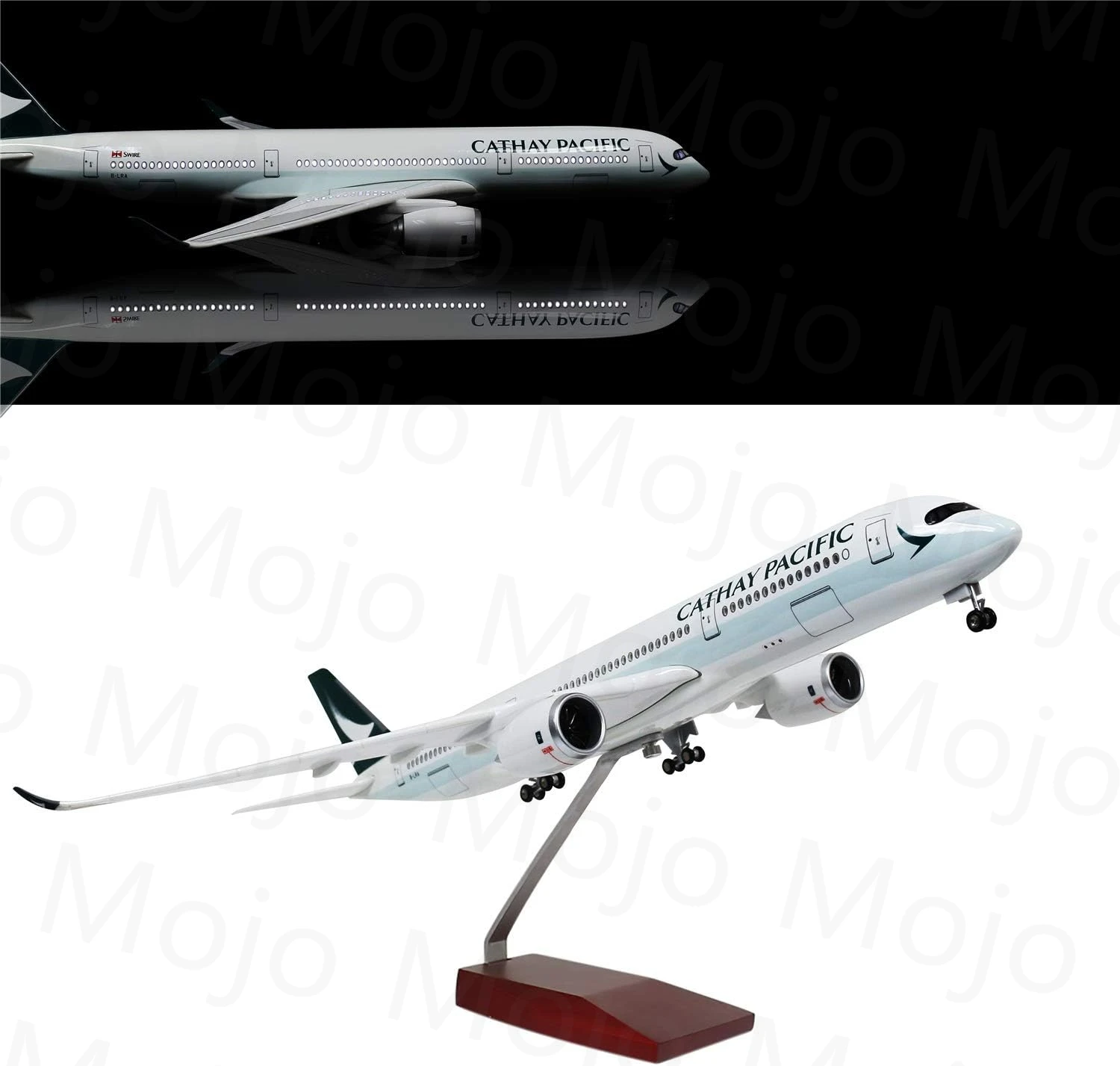 

1:160 scale 46cm Hong Kong Cathay Pacific Airways A350 Airbus aircraft model can be used as home decoration or children's gift