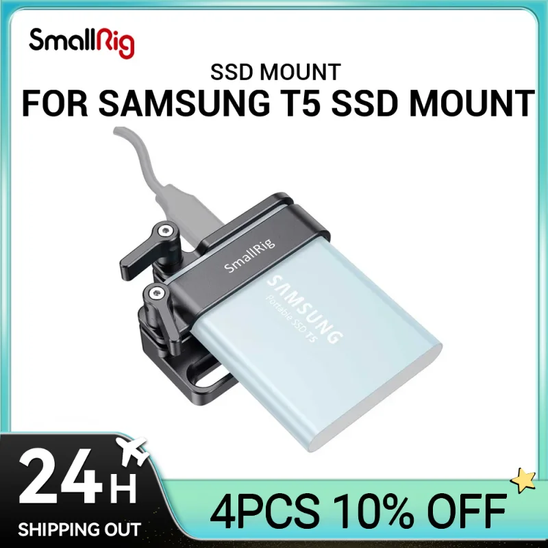 SmallRig Camera Rig Mount для Samsung T5 SSD для Blackmagic Design Pocket Cinema Camera 4K / 6K SmallRig cage 2245
SmallRig Camera Rig Mount для Samsung T5 SSD для Blackmagic Design Pocket Cinema Camera 4K / 6K SmallRig cage 2245