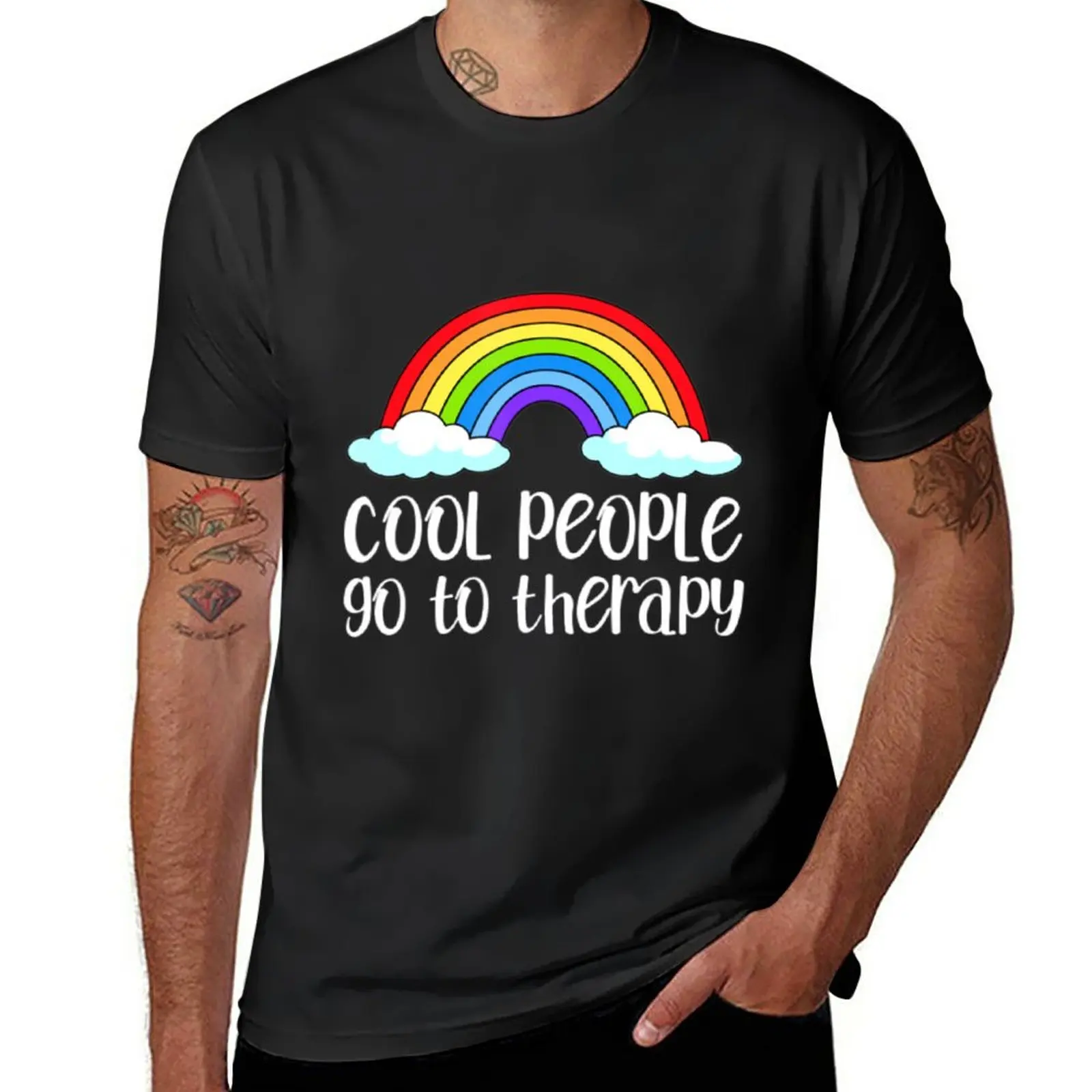 New Cool People Go To Therapy Rainbow Mental Health Awareness T-Shirt boys animal print shirt funny t shirt t shirts men
New Cool People Go To Therapy Rainbow Mental Health Awareness T-Shirt boys animal print shirt funny t shirt t shirts men
