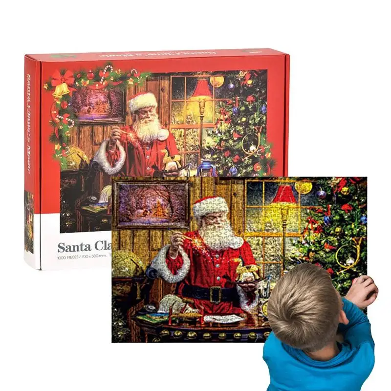 Christmas Jigsaw Puzzle Christmas Santa Claus Puzzle 1000 Pieces Christmas Santa Claus Gift Night Family Puzzles For Children
Christmas Jigsaw Puzzle Christmas Santa Claus Puzzle 1000 Pieces Christmas Santa Claus Gift Night Family Puzzles For Children
