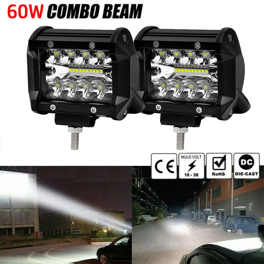 60W Waterproof Work Light LED Light Bars Spot Flood Beam For Work Driving Offroad Boat Car Tractor Truck For ATV Trucks Boats
60W Waterproof Work Light LED Light Bars Spot Flood Beam For Work Driving Offroad Boat Car Tractor Truck For ATV Trucks Boats