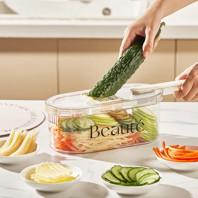 HouseholDoes Not Hurt Hands Cucumber Carrot Grater Shredder Kitchen Supplies Potato Radish Grater Kitchen Vegetable Cutter
HouseholDoes Not Hurt Hands Cucumber Carrot Grater Shredder Kitchen Supplies Potato Radish Grater Kitchen Vegetable Cutter