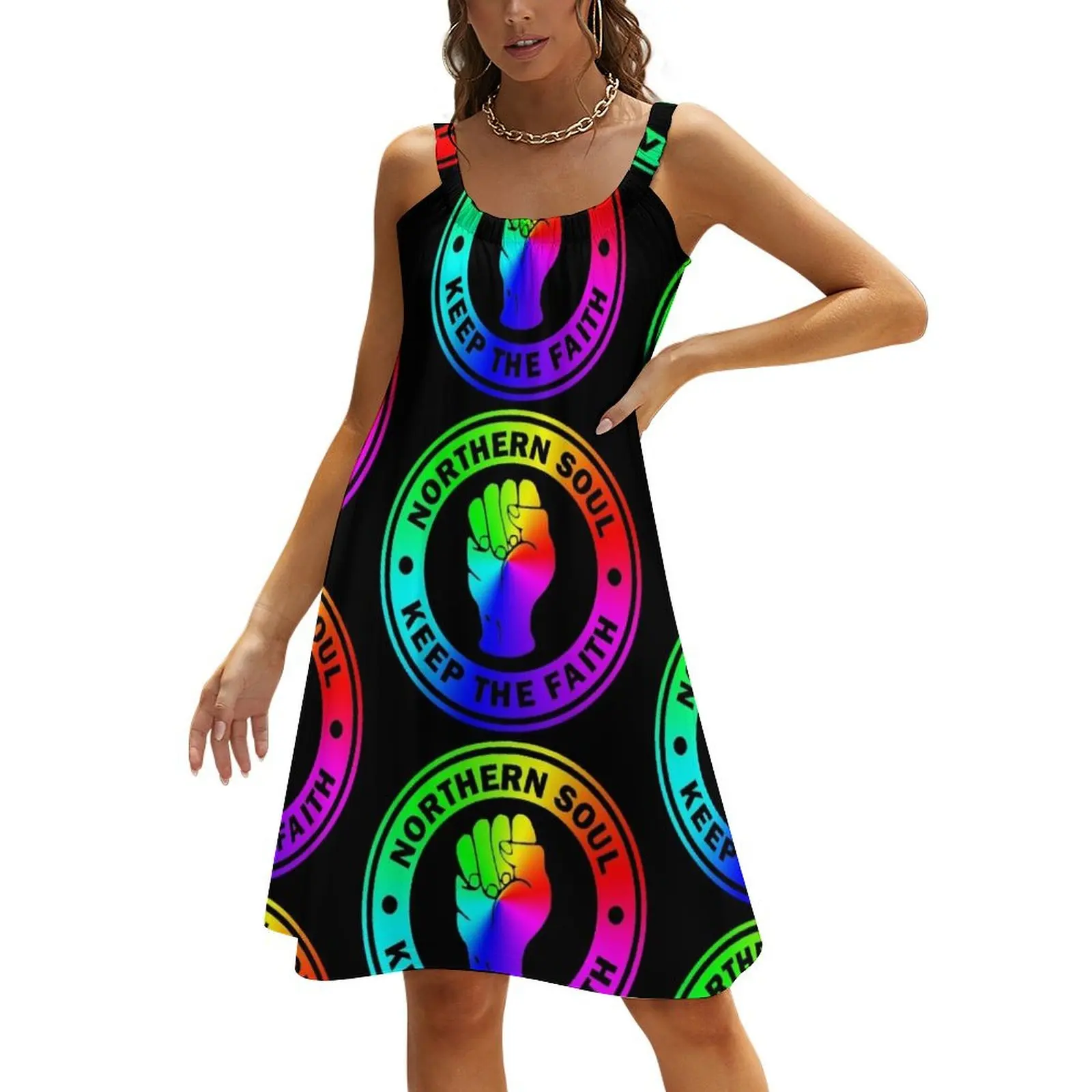 Northern Soul Keep The Faith Logo - Rainbow Beach Sling Skirt dress women summer dresses for woman woman dress
Northern Soul Keep The Faith Logo - Rainbow Beach Sling Skirt dress women summer dresses for woman woman dress