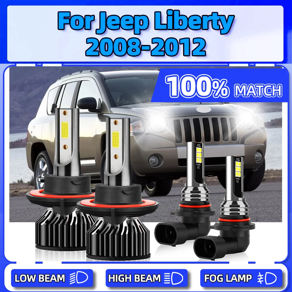 40000LM Canbus LED Headlight Bulbs 12V Fog Lights 240W Turbo Auto Head Lamps 6000K For Jeep Liberty 2008 2009 2010 2011 2012
40000LM Canbus LED Headlight Bulbs 12V Fog Lights 240W Turbo Auto Head Lamps 6000K For Jeep Liberty 2008 2009 2010 2011 2012