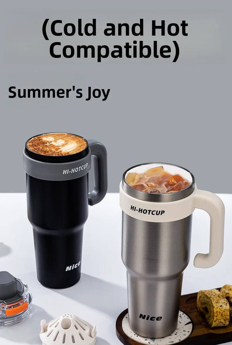 Large Capacity Ceramic Insulated Water Bottle for Men 2025 New Model Portable Carrying Straw Cup Stainless Steel Tea Separator 5 S0ee3168db2374c5fa28e6f767720f681U