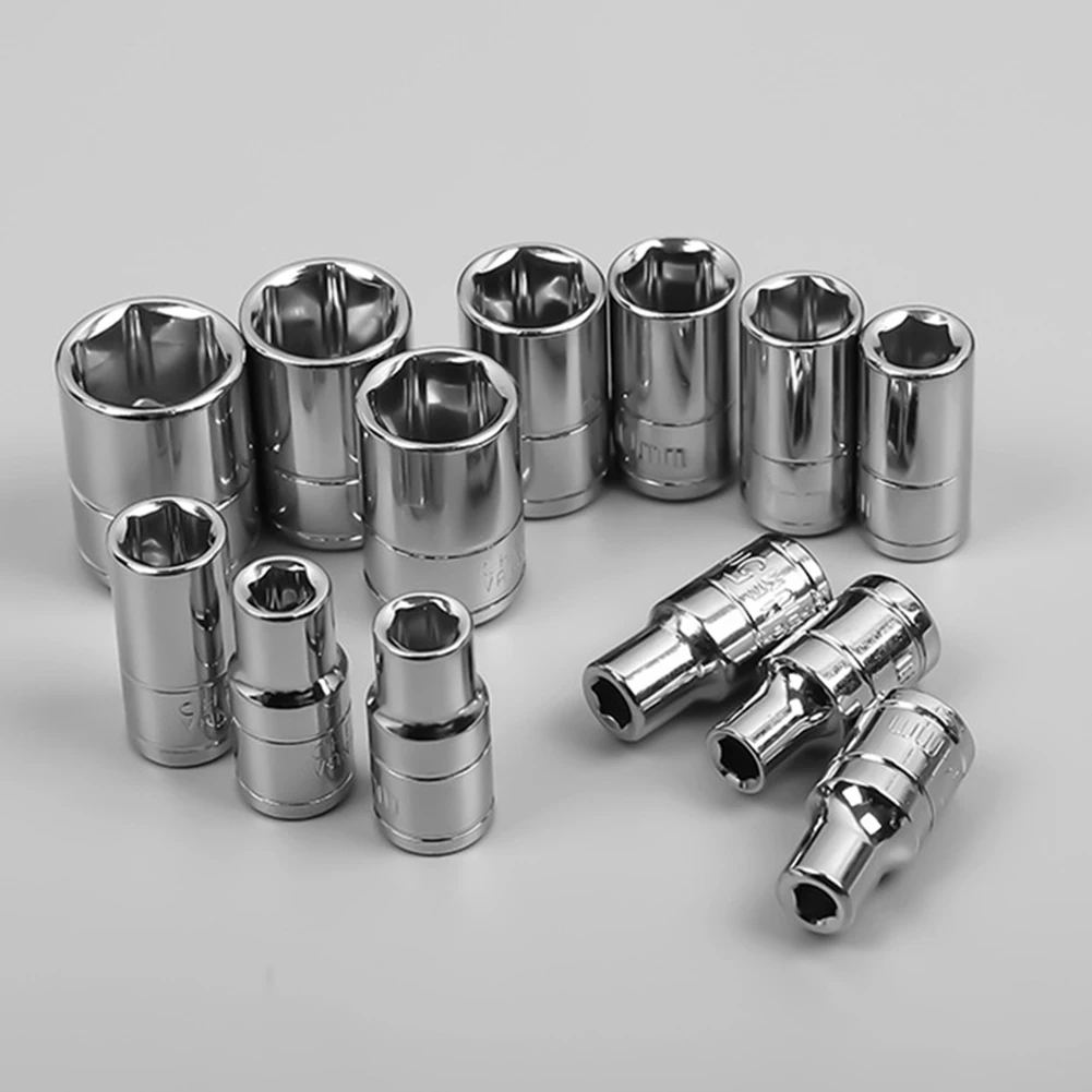 1/4 Socket Wrench /Head Sleeve /Hand Tools Corrosion /Resistant Chrome Plating /Repair Removal Tool 4-14 Mm For Ratchet Wrench
1/4 Socket Wrench /Head Sleeve /Hand Tools Corrosion /Resistant Chrome Plating /Repair Removal Tool 4-14 Mm For Ratchet Wrench