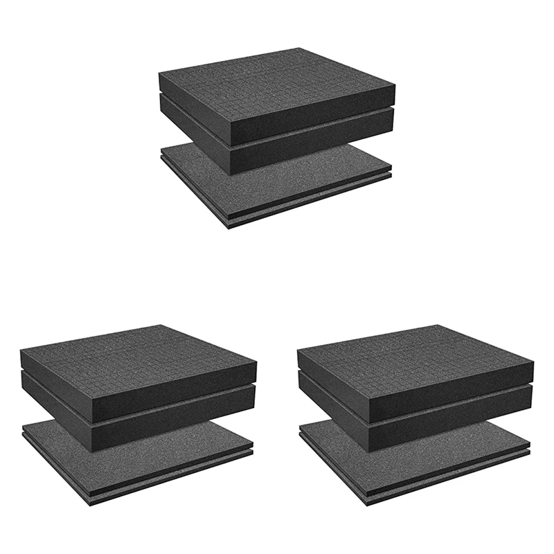 Grid Foam Cube-Foam, 6 Pieces 400X300x50mm/6 Pieces 400X300x10mm, Tool Box Camera Case Foam, Case Insert,Tool 
Grid Foam Cube-Foam, 6 Pieces 400X300x50mm/6 Pieces 400X300x10mm, Tool Box Camera Case Foam, Case Insert,Tool
