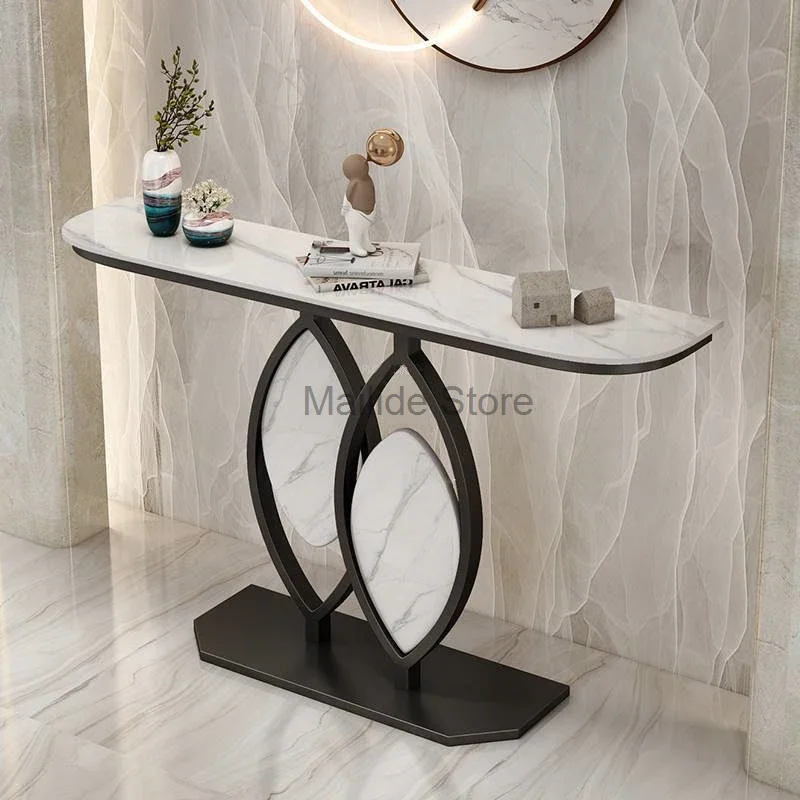 Italian Slate Console Tables Home Entrance Console Table Light Luxury Creative Semicircle Art Porch Table Living Room Furniture
Italian Slate Console Tables Home Entrance Console Table Light Luxury Creative Semicircle Art Porch Table Living Room Furniture
