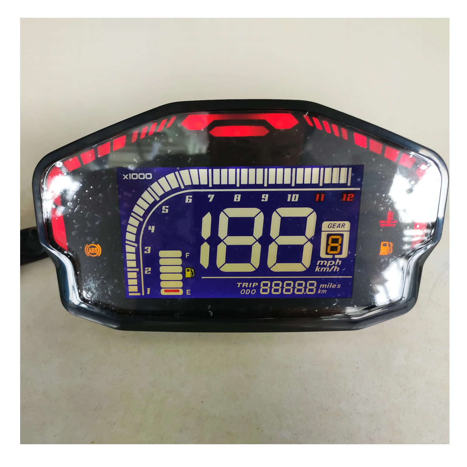 Adjustable DKD061CAN communication LCD Instrument Speedometer Display for VOTOL controller.
Adjustable DKD061CAN communication LCD Instrument Speedometer Display for VOTOL controller.