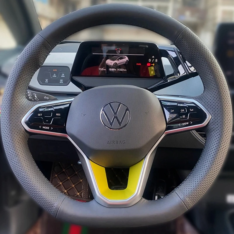Custom Genuine Leather Steering Wheel Braid Cover 100% Fit For Volkswagen VW Atlas Golf 8 Mk8 Jetta Passat B9 Tiguan Sharan
Custom Genuine Leather Steering Wheel Braid Cover 100% Fit For Volkswagen VW Atlas Golf 8 Mk8 Jetta Passat B9 Tiguan Sharan