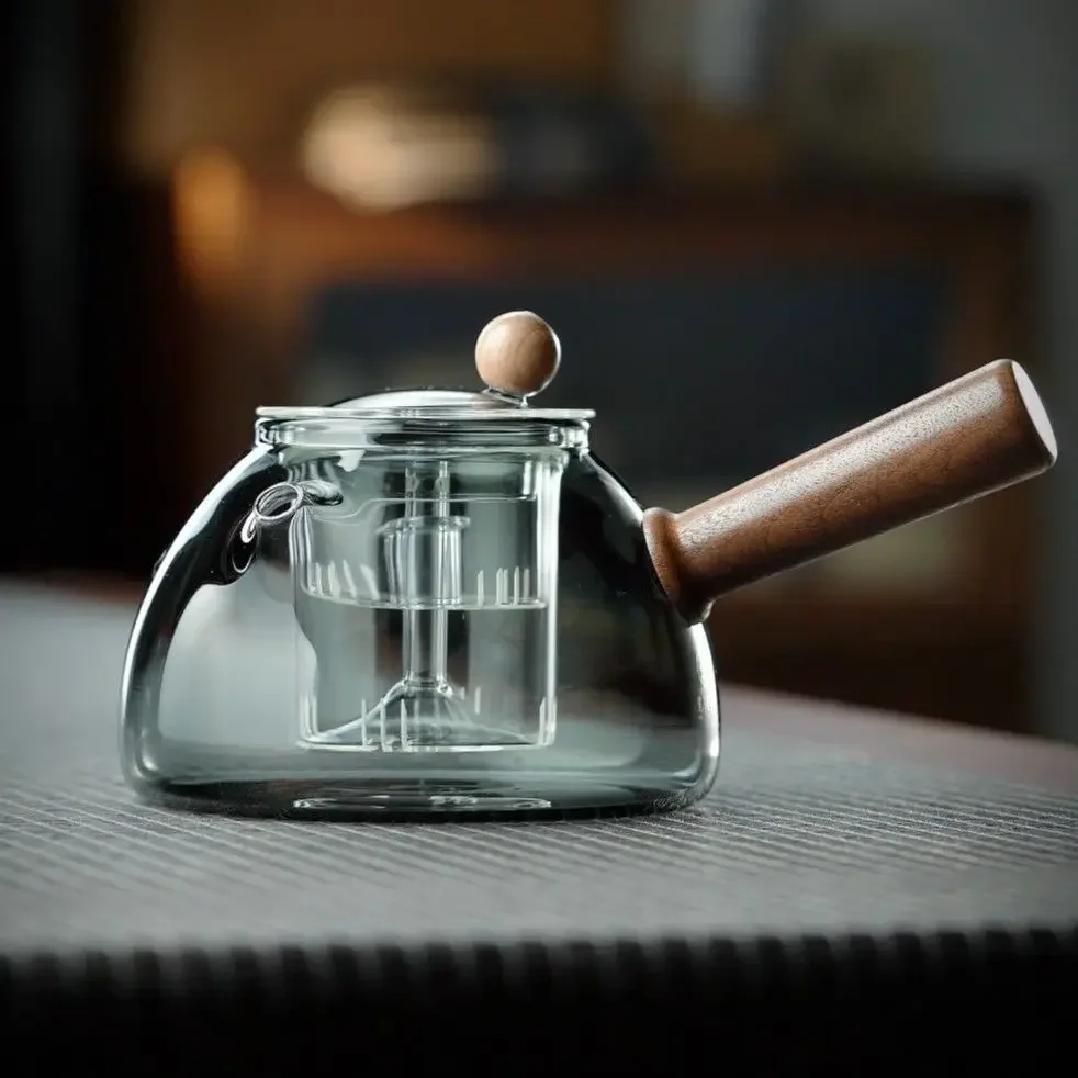 800ml Glass Boiling Kettle One High Temperature Resistance Thickened Solid Wood Side Pot Smoke Gray Kettle
800ml Glass Boiling Kettle One High Temperature Resistance Thickened Solid Wood Side Pot Smoke Gray Kettle
