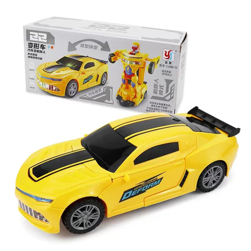 Electric stunt car deformation robot, music and lighting, omnidirectional driving, electric children's toys
Electric stunt car deformation robot, music and lighting, omnidirectional driving, electric children's toys