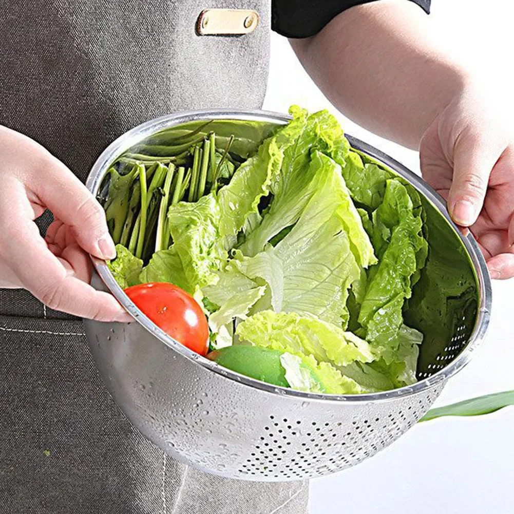 Rice \Washing Bowl Stainless Steel Drainage Basket Slanted Bottom Rice Washing Basin Colander Basket For Vegetables Fruits
Rice \Washing Bowl Stainless Steel Drainage Basket Slanted Bottom Rice Washing Basin Colander Basket For Vegetables Fruits