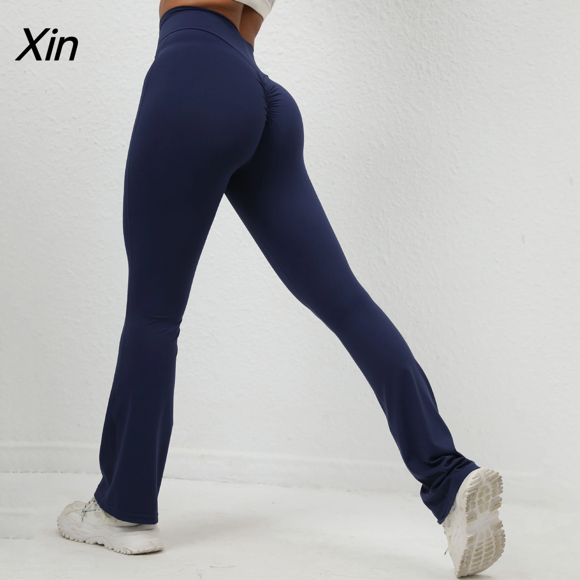 

Wide-leg Yoga Pants Women Leggings Gym Sports Tights Women High Elastic Fitness Flared Pants Streetwear Scrunch Butt Leggings